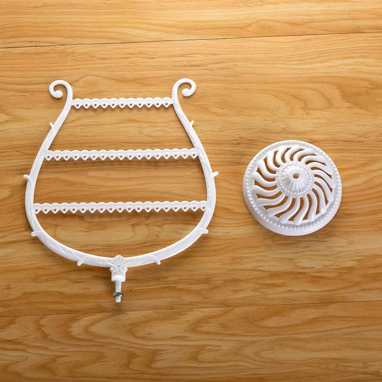 Porte Bijoux - JewelryDisplayHolder™ - Blanc - Rangement avec style