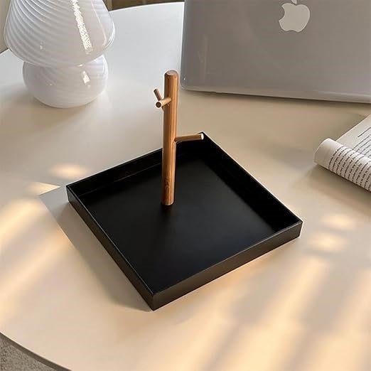 Rangement Clé - BranchRectaTray™ - Noir - Rangement avec style