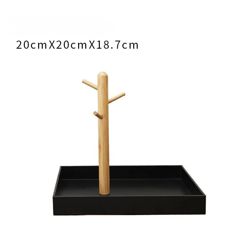 Rangement Clé - BranchRectaTray™ - Noir - Rangement avec style