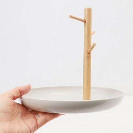 Rangement Clé - BranchRoundTray™ - Blanc - Rangement avec style