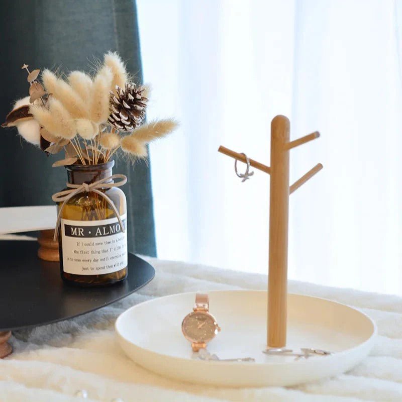 Rangement Clé - BranchRoundTray™ - Blanc - Rangement avec style
