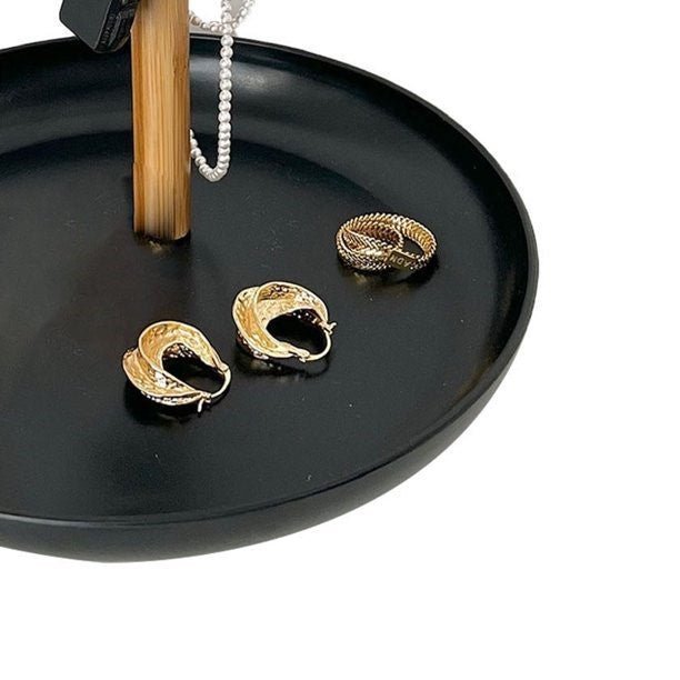 Rangement Clé - BranchRoundTray™ - Noir - Rangement avec style