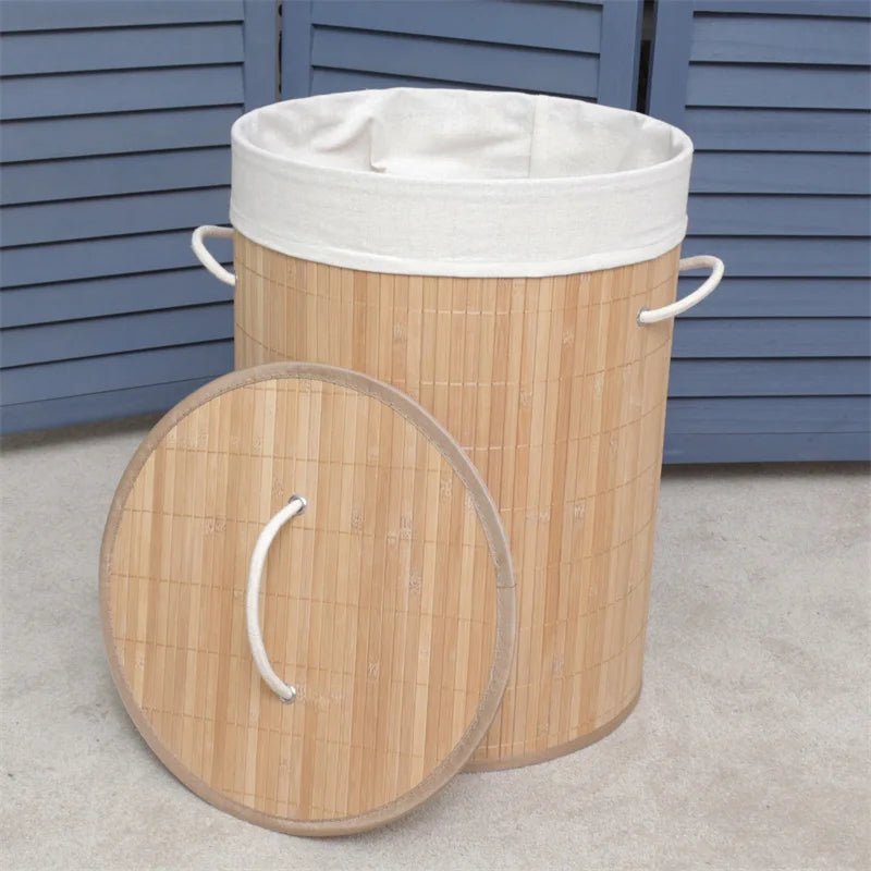 Panier Rangement - BambooLaundryBasket™ - Naturel - Rangement avec style